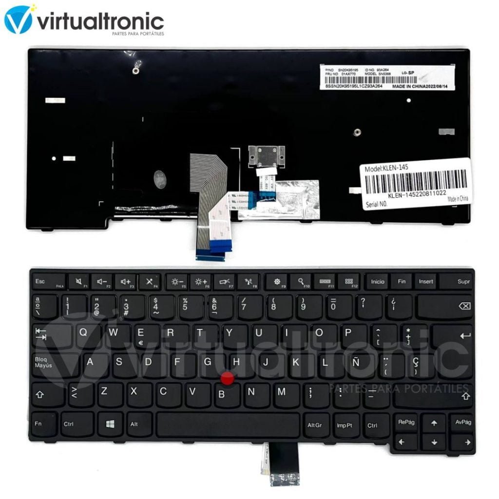 Teclado Lenovo Thinkpad E E E C W E E Espa Ol Pn X