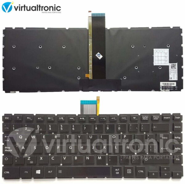 Teclado Toshiba L45-B L40-B Negro Iluminado
