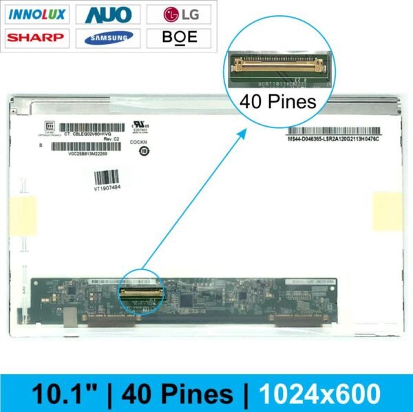 Pantalla 10.1 Led 40 Pin Matte