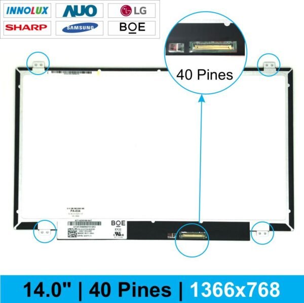Pantalla 14.0 Slim 40 Pin Matte