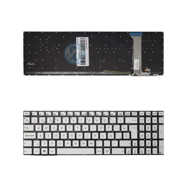 Teclado Asus N551 Series Gris Iluminado Original