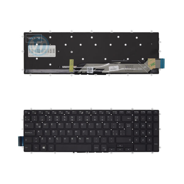Teclado Dell Latitude 7566 Negro Español Iluminado