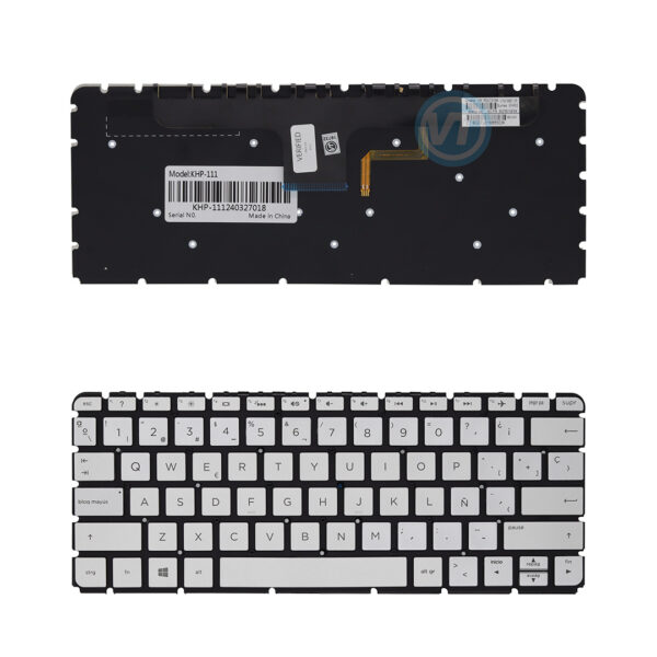 Teclado HP 13-Ab Gris Plata Iluminado