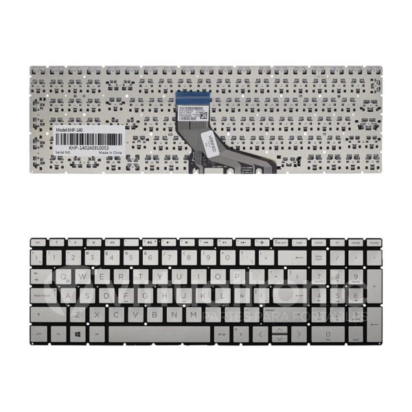 Teclado HP 15-da 15-cw 15-db Gris Plata