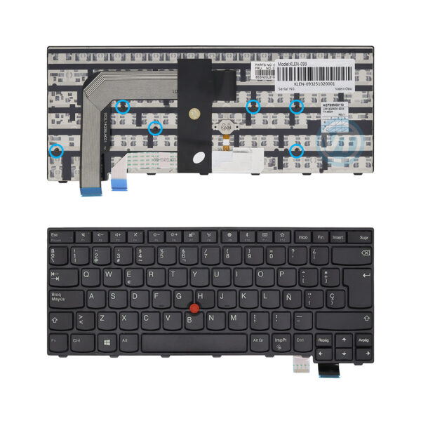 Teclado Lenovo Thinkpad T460s Negro Español