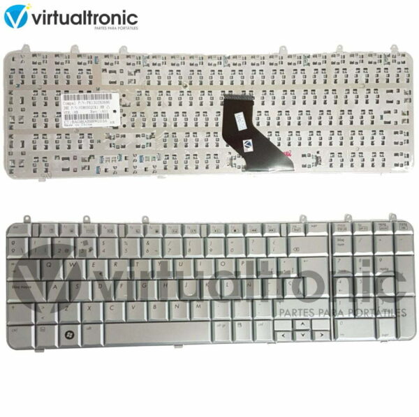 Teclado HP DV7-1000 Gris Plata