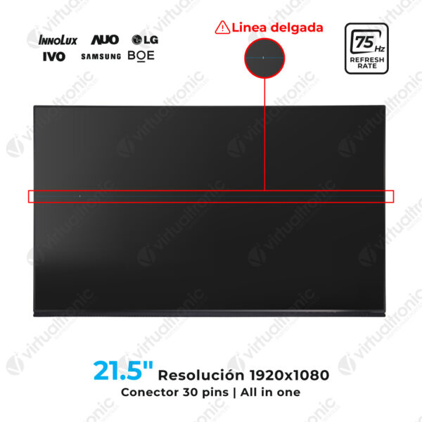 Pantalla 21.5 IPS all in one 6 Pin 1920*1080